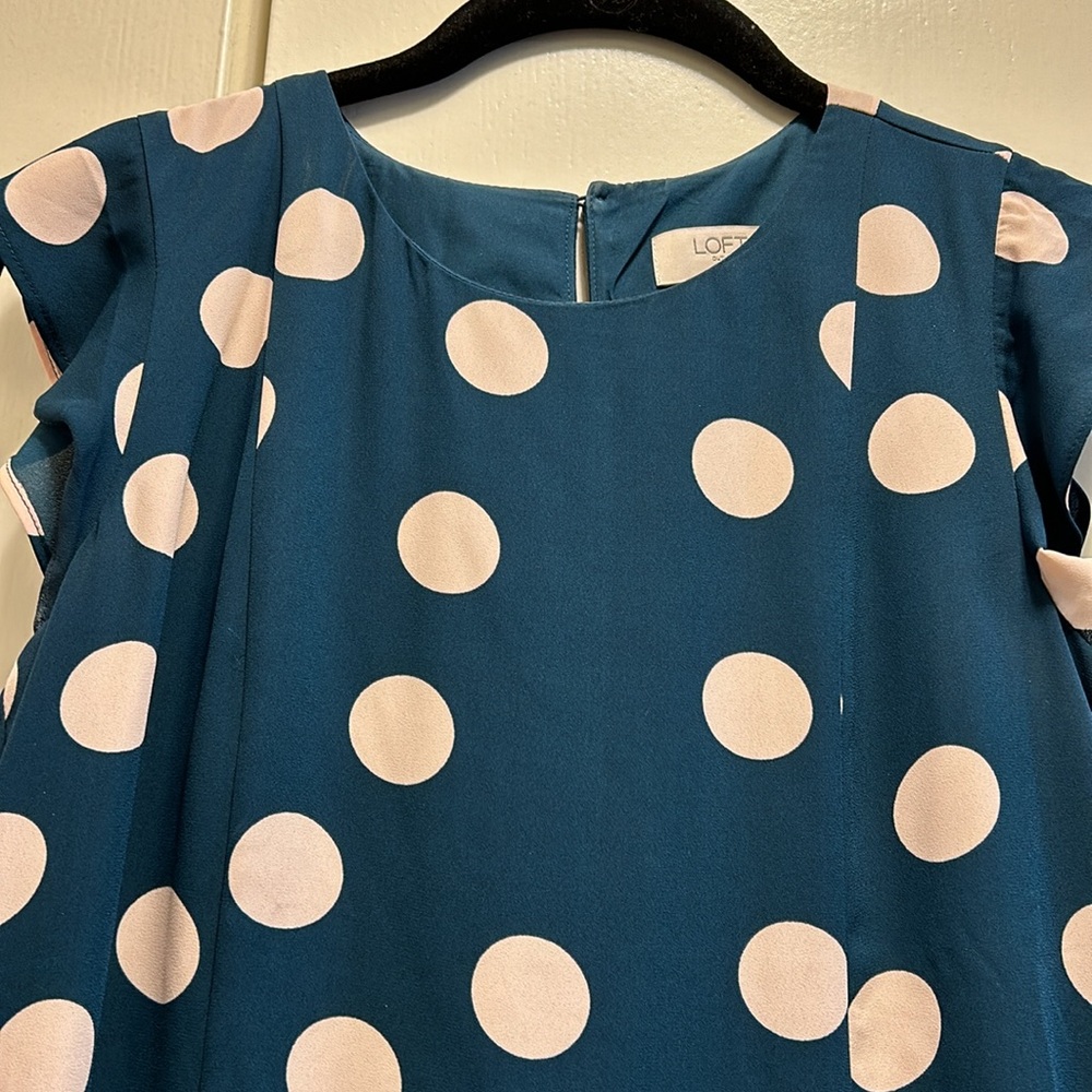 EUC LOFT Polka Dot Dress - Picture 2 of 4